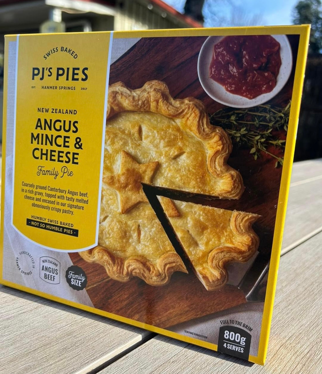 Angus Mince and Cheese family pie