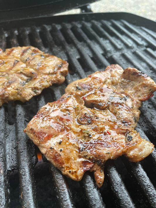 BBQ Pork Steak German Style